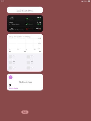 Press and hold the required Widget Stack.