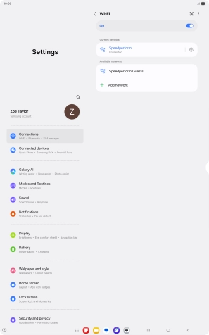 Press the Home key to return to the home screen.