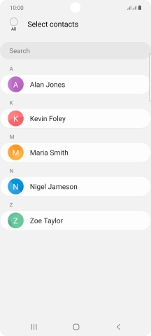 Press the field above 