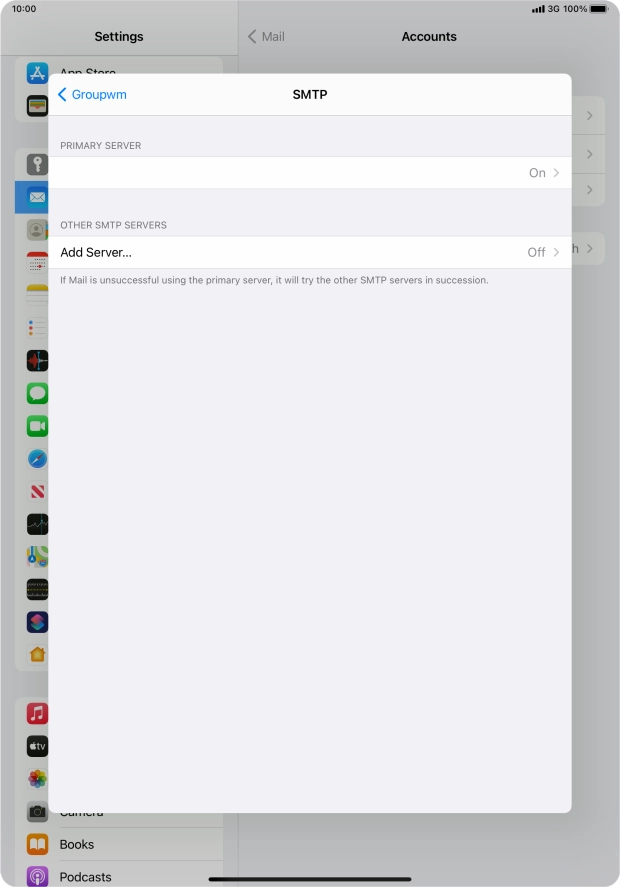 Press the field below 