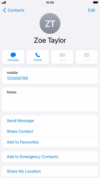 Press the Home key to return to the home screen.
