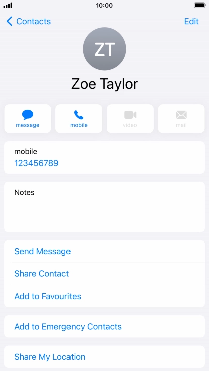 Press the Home key to return to the home screen.