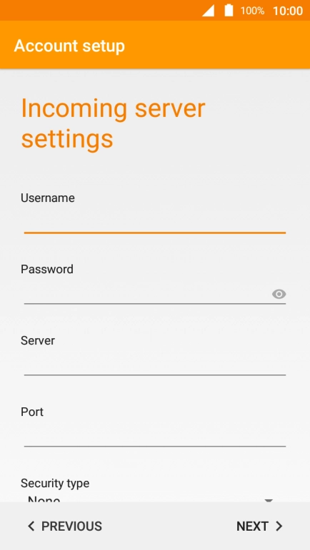 Press the field below 