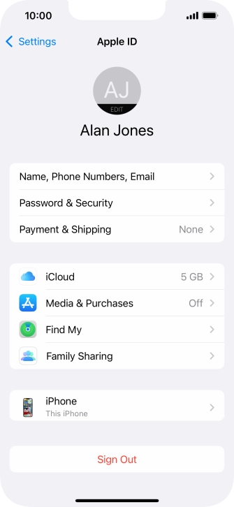 Slide your finger upwards starting from the bottom of the screen to return to the home screen.
