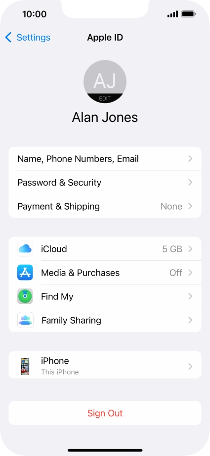 Slide your finger upwards starting from the bottom of the screen to return to the home screen.