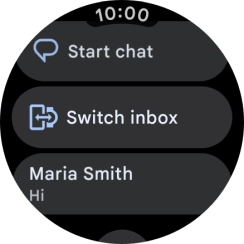 Press the required text message to read it.