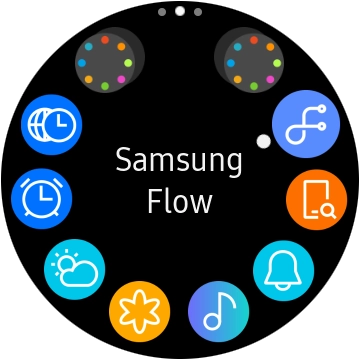 Press the music player icon.