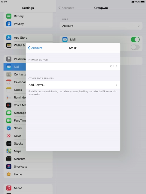 Press the field below 