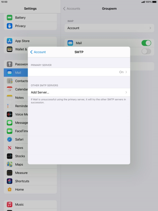 Press the field below 