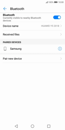 Press the Home key to return to the home screen.