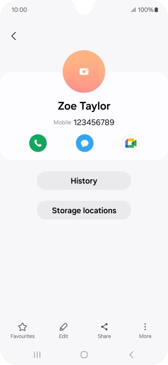 Press the Home key to return to the home screen.