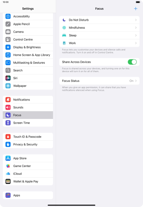 Press Do Not Disturb.
