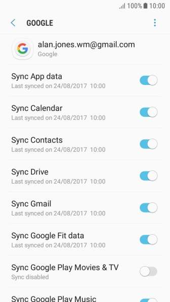 Press the Home key to return to the home screen.