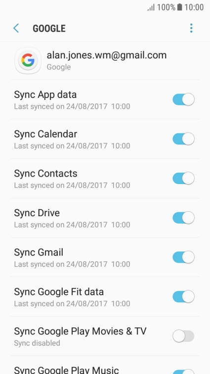Press the Home key to return to the home screen.