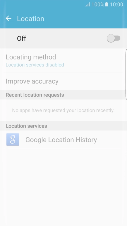 Press the indicator to turn the function on or off.