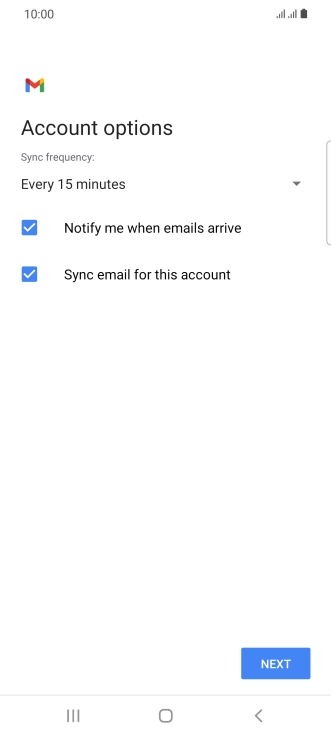 Press the drop down list below 