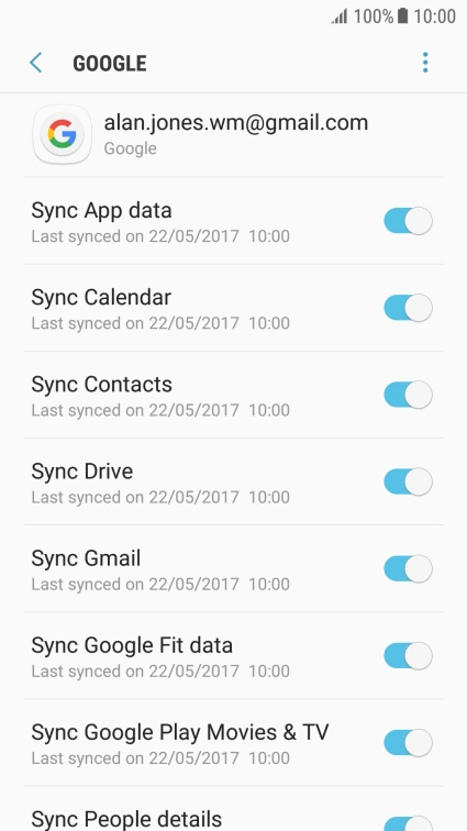 Press the Home key to return to the home screen.