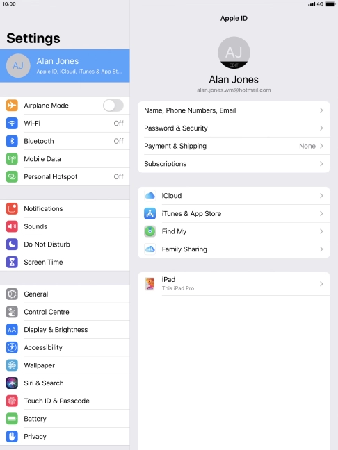 Press the Home key to return to the home screen.