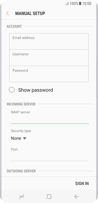 Press the drop down list below 
