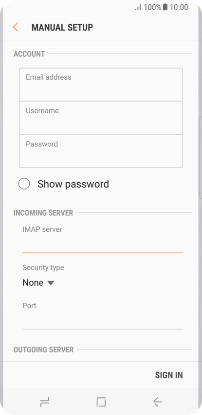 Press the drop down list below 