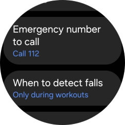 Press Emergency number to call.