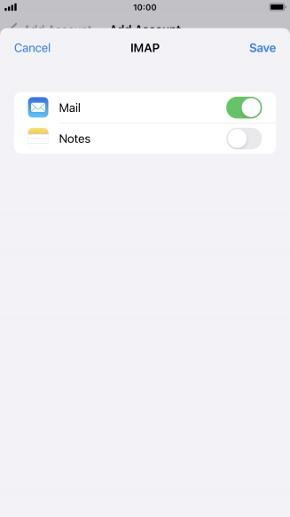 Press Save. Your email account has now been set up. To select more settings for incoming and outgoing server, proceed with the following steps.