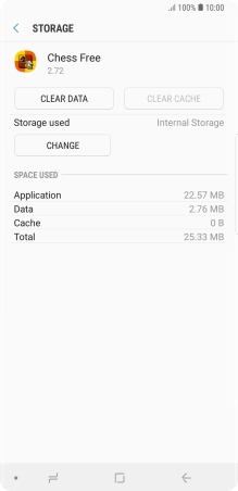 Press the Home key to return to the home screen.