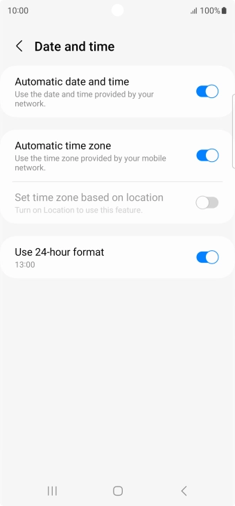 Press the Home key to return to the home screen.