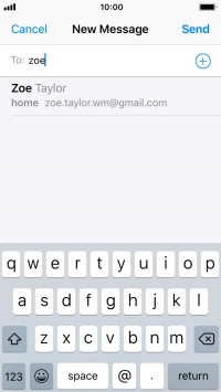 Press the required contact.