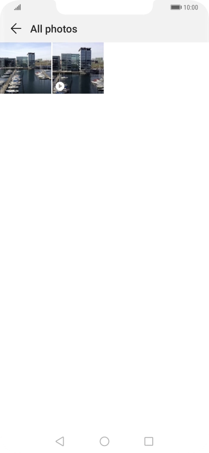 Press and hold any picture or video clip.