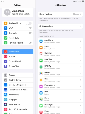 Press Show Previews.