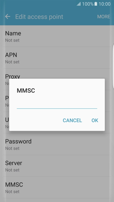 Key in http://pxt.vodafone.net.au/pxtsend and press OK.