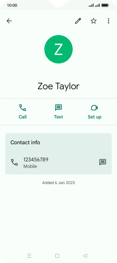 Press the Home key to return to the home screen.