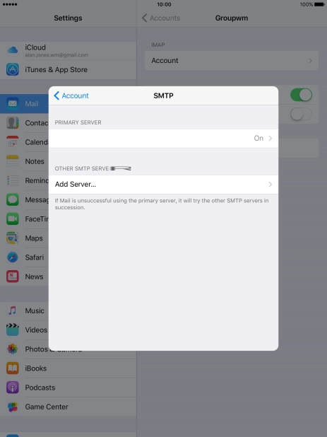 Press the field below 