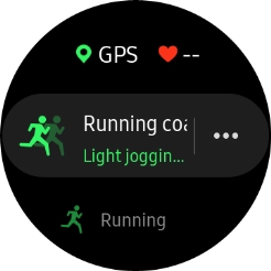 Press the menu icon.