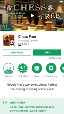 Press the Home key to return to the home screen.
