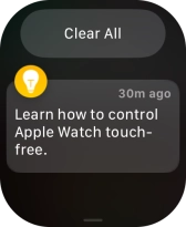 Press the required notification to open it.