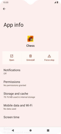 Press Storage and cache.