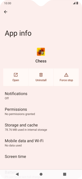 Press Storage and cache.