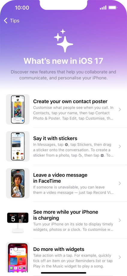 Slide your finger upwards starting from the bottom of the screen to return to the home screen.