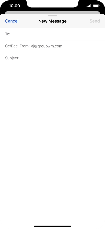 Press the field next to 