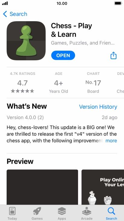 Press the Home key to return to the home screen.