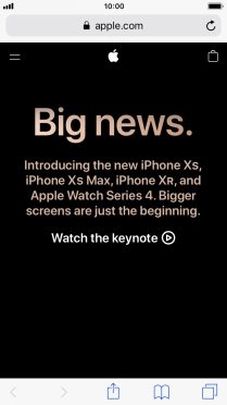 Press the screen a little harder until the content of the message is opened in the relevant application.