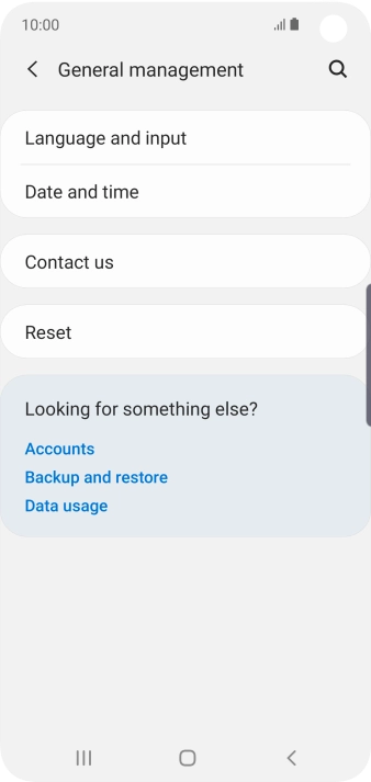 Press Date and time.