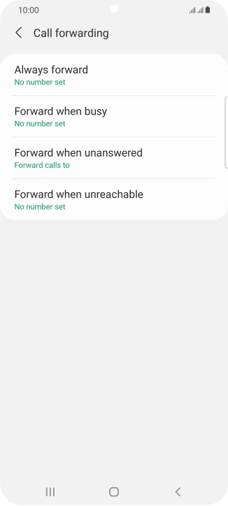 Press the Home key to return to the home screen.