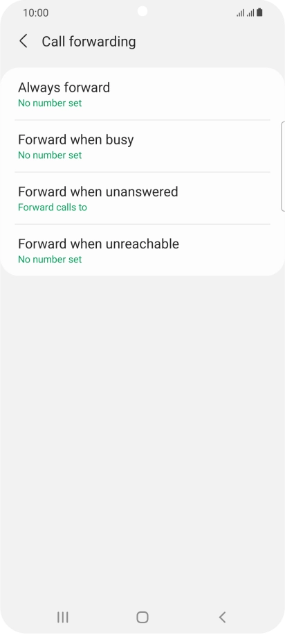 Press the Home key to return to the home screen.