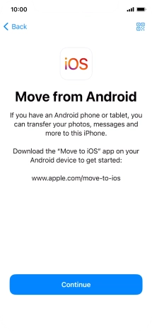 To transfer content to your phone, you need to install the app 
