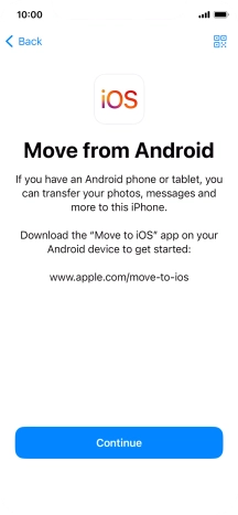 To transfer content to your phone, you need to install the app 