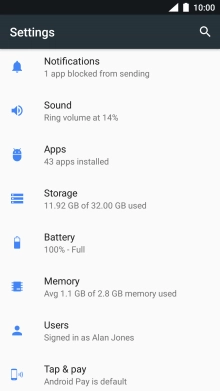 Press Notifications.