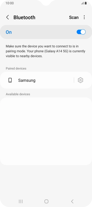 Press the Home key to return to the home screen.